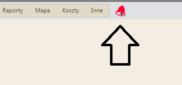 ikona powiadamiająca o zdarzeniach